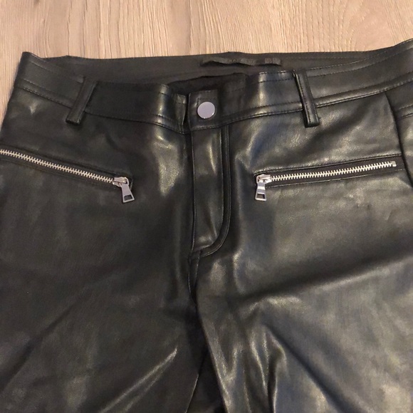 Eco leather biker leggings from Zara - Picture 3 of 6